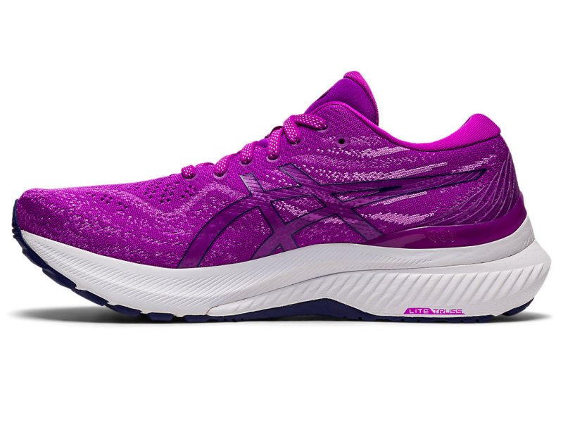 Asics Gel-kayano 29 レディース ランニングシューズ 紫 青 | JP1907-586