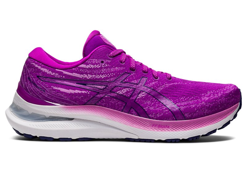 Asics Gel-kayano 29 レディース ランニングシューズ 紫 青 | JP1907-586