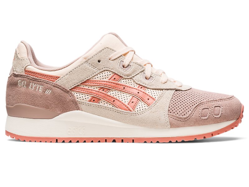 Asics Gel-lyte III OG レディース スニーカー ライトコーラル 色 コーラル 色 | JP3094-004