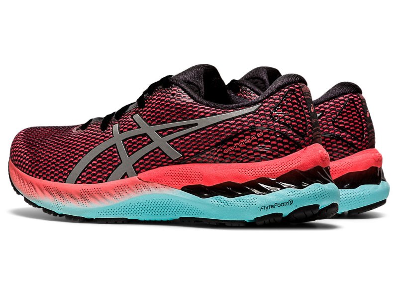 Asics Gel-nimbus 23 Lite-show レディース ランニングシューズ 黒 シルバー | JP8060-022