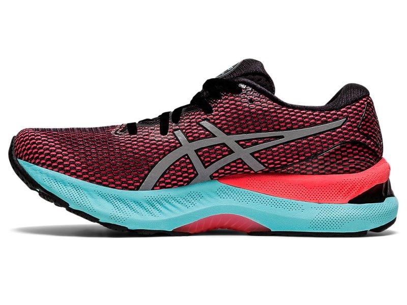 Asics Gel-nimbus 23 Lite-show レディース ランニングシューズ 黒 シルバー | JP8060-022