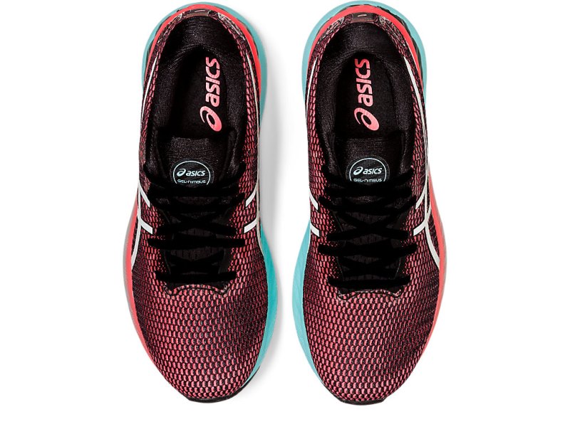 Asics Gel-nimbus 23 Lite-show レディース ランニングシューズ 黒 シルバー | JP8060-022