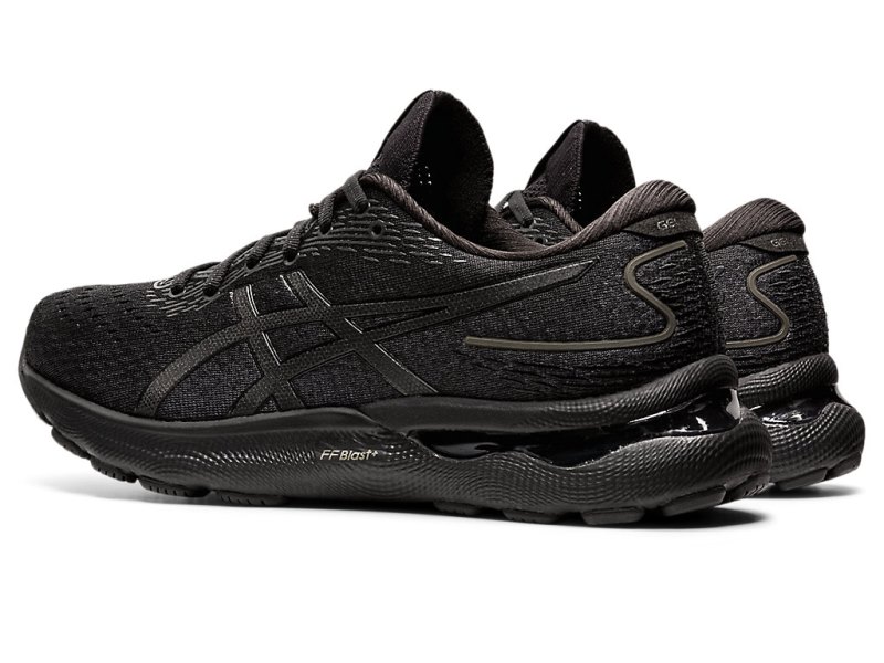 Asics Gel-nimbus 24 メンズ ランニングシューズ 黒 黒 | JP4435-145