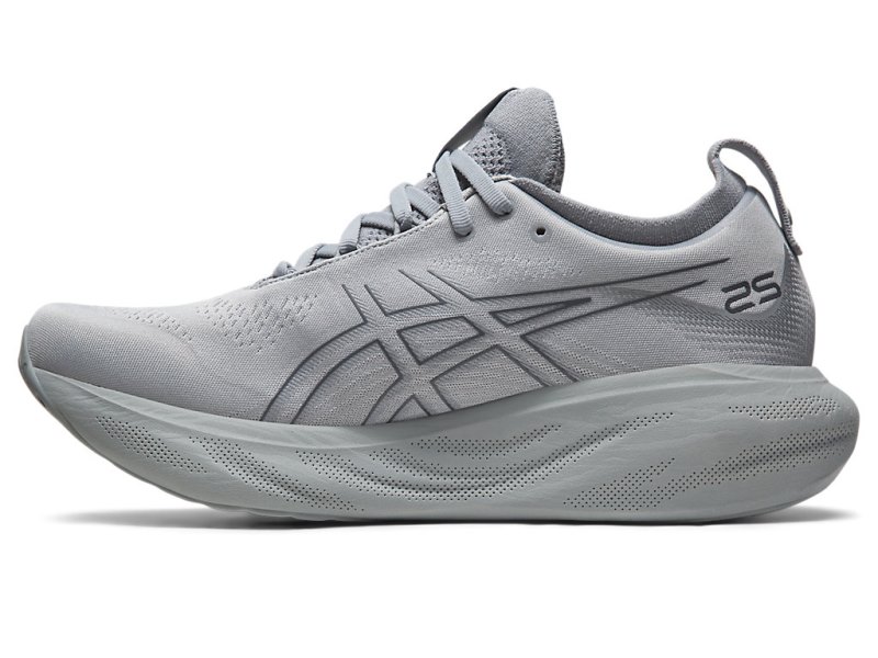 Asics Gel-nimbus 25 メンズ ランニングシューズ グレー グレー | JP0360-536