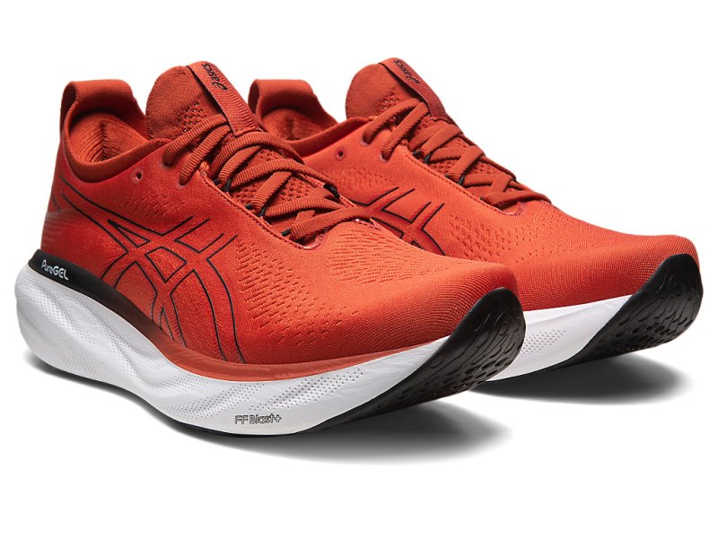 Asics Gel-nimbus 25 メンズ ランニングシューズ ブラウン 黒 | JP3723-160