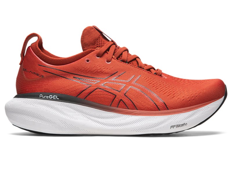 Asics Gel-nimbus 25 メンズ ランニングシューズ ブラウン 黒 | JP3723-160