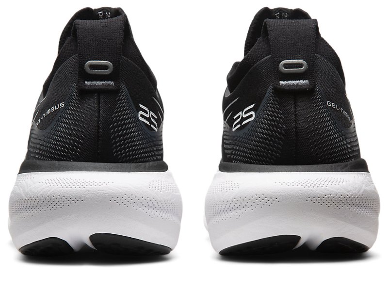 Asics Gel-nimbus 25 メンズ ランニングシューズ 黒 シルバー | JP7994-152