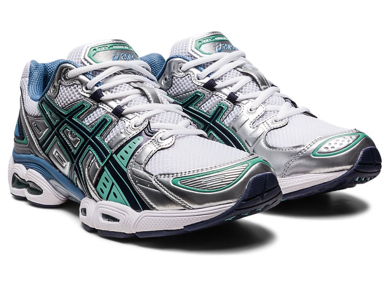 Asics Gel-nimbus 9 メンズ スニーカー 白 シルバー | JP3808-592
