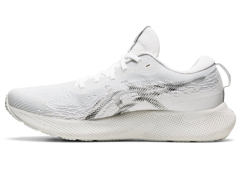 Asics Gel-nimbus Lite 3 メンズ ランニングシューズ 白 黒 | JP3751-087