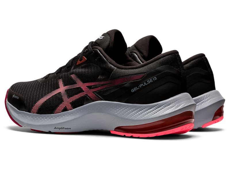 Asics Gel-pulse 13 G-TX レディース ランニングシューズ 黒 コーラル 色 | JP4339-293