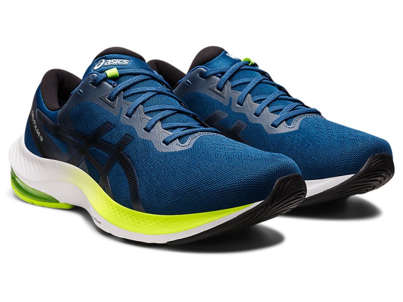 Asics Gel-pulse 13 メンズ ランニングシューズ 青 黒 | JP8623-249