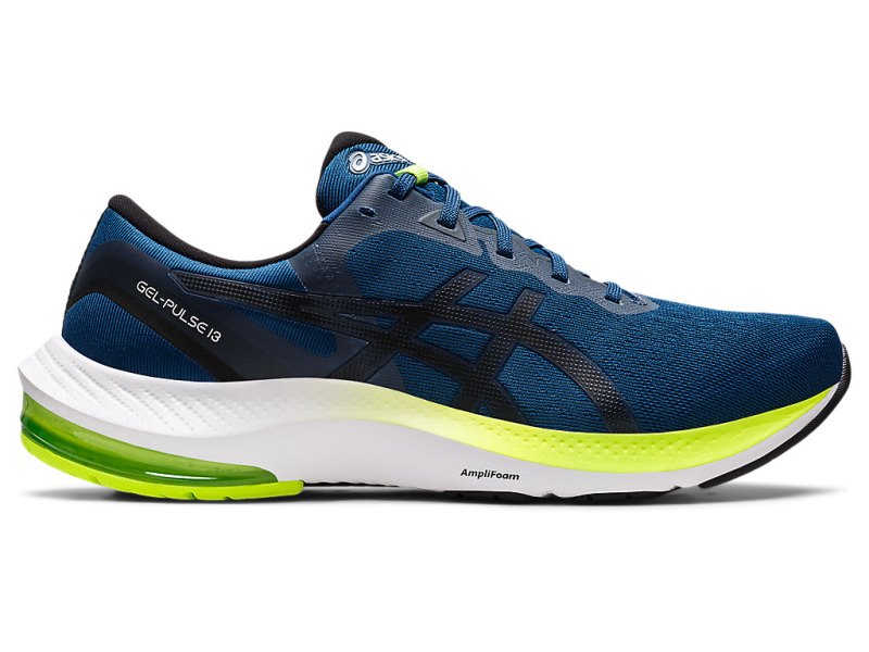 Asics Gel-pulse 13 メンズ ランニングシューズ 青 黒 | JP8623-249