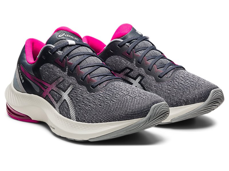 Asics Gel-pulse 13 レディース ランニングシューズ グレー 白 | JP5892-677