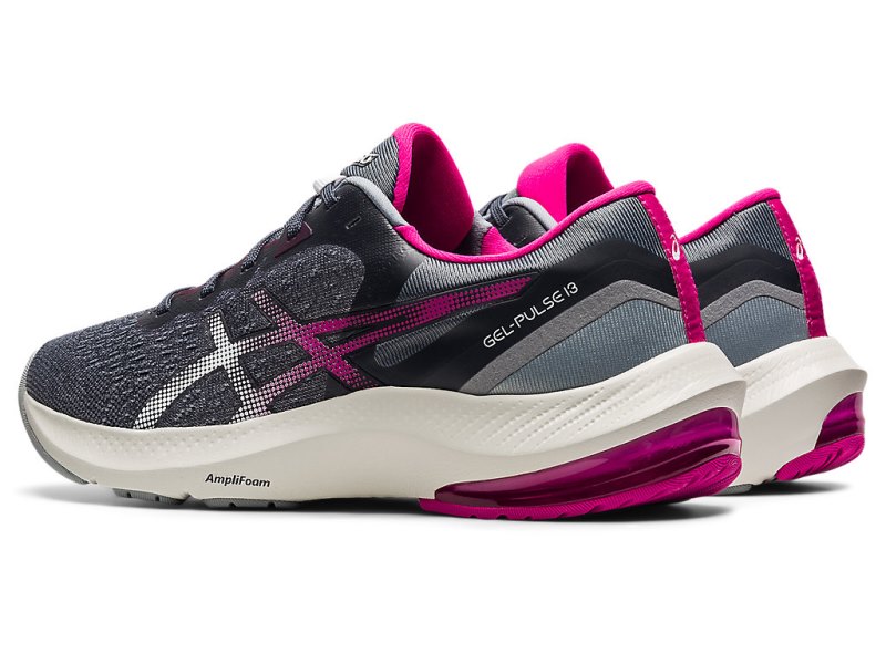 Asics Gel-pulse 13 レディース ランニングシューズ グレー 白 | JP5892-677