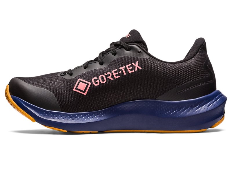 Asics Gel-pulse 14 GTX レディース ランニングシューズ 黒 コーラル 色 | JP6163-963