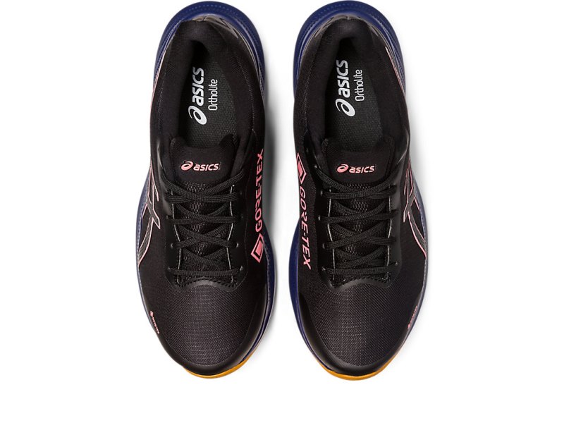 Asics Gel-pulse 14 GTX レディース ランニングシューズ 黒 コーラル 色 | JP6163-963