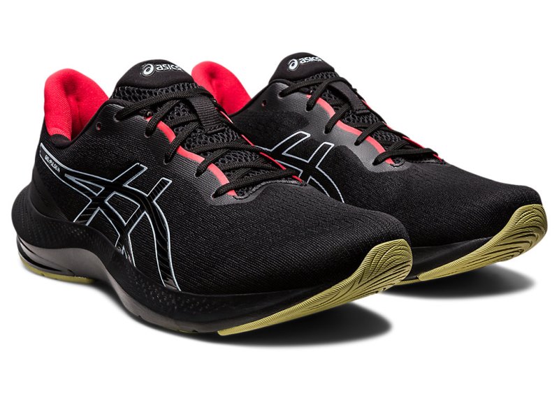 Asics Gel-pulse 14 メンズ ランニングシューズ 黒 青 | JP8705-258