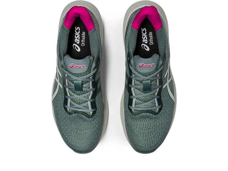 Asics Gel-pulse 14 レディース ランニングシューズ グレー 暗緑 | JP8932-083