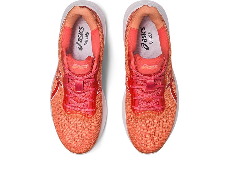 Asics Gel-pulse 14 レディース ランニングシューズ コーラル 色 白 | JP6248-992