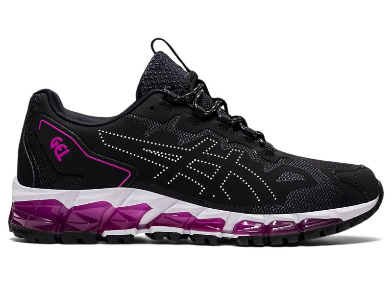 Asics Gel-quantum 360 6 レディース スニーカー 黒 紫 | JP6438-027