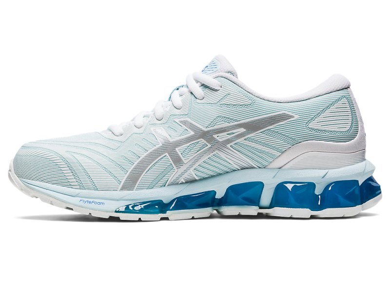 Asics Gel-quantum 360 VII レディース スニーカー ライトターコイズ 白 | JP8832-773