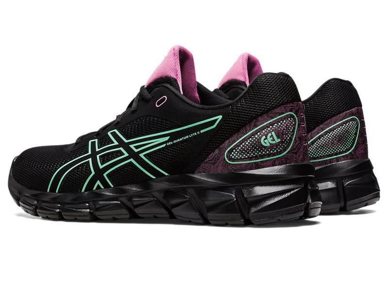 Asics Gel-quantum Lyte II レディース スニーカー 黒 緑 | JP1114-851