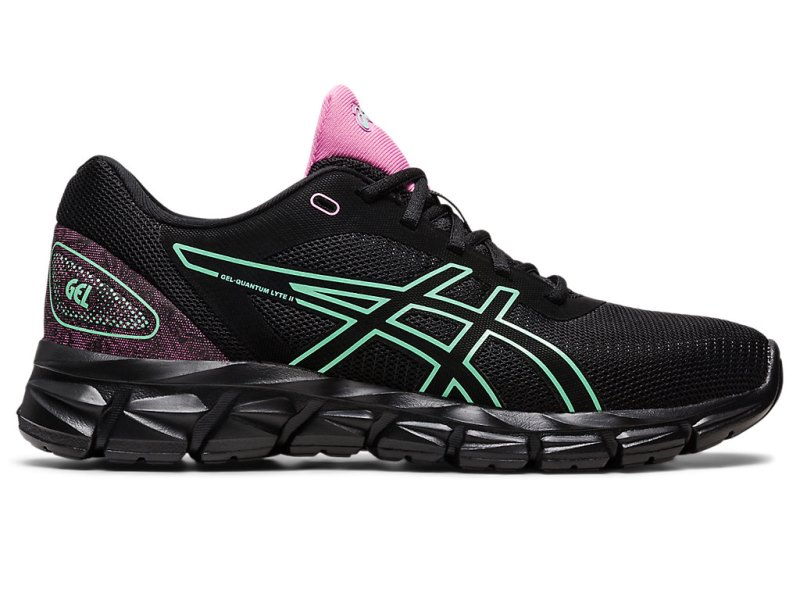 Asics Gel-quantum Lyte II レディース スニーカー 黒 緑 | JP1114-851