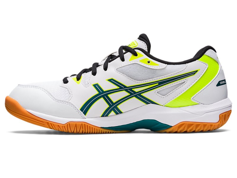 Asics Gel-rocket 10 メンズ バレーボールシューズ 白 深い緑 | JP2869-073