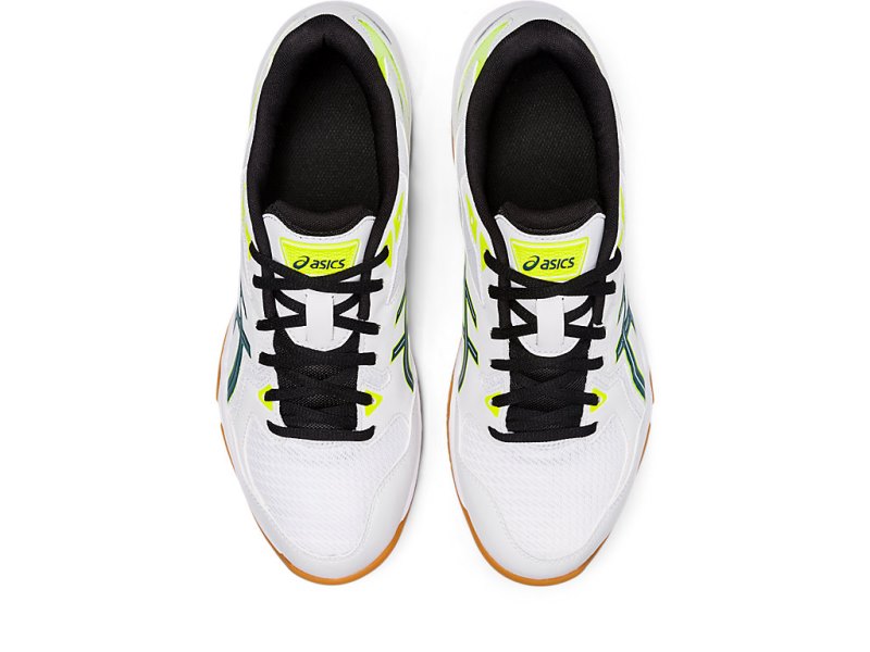 Asics Gel-rocket 10 メンズ バレーボールシューズ 白 深い緑 | JP2869-073