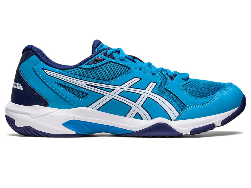 Asics Gel-rocket 10 メンズ バレーボールシューズ 青 白 | JP0351-482
