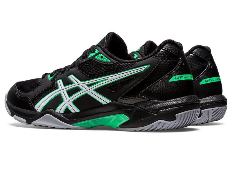 Asics Gel-rocket 10 メンズ バレーボールシューズ 黒 ターコイズ | JP1314-255