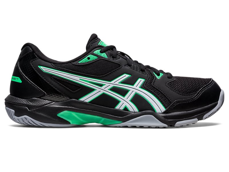 Asics Gel-rocket 10 メンズ バレーボールシューズ 黒 ターコイズ | JP1314-255