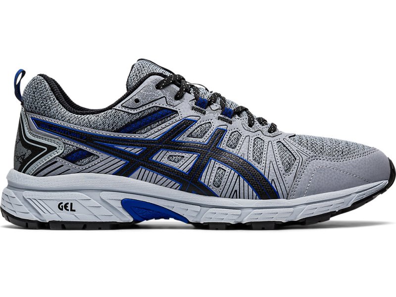 Asics Gel-ventuRE 7 MX (4E) メンズ トレイルランニングシューズ グレー 青 | JP9816-934