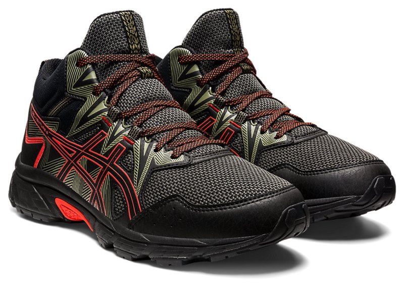 Asics Gel-ventuRE 8 MT メンズ トレイルランニングシューズ 黒 ピンク | JP7214-656