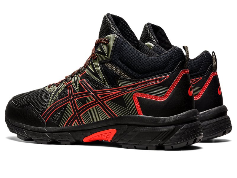 Asics Gel-ventuRE 8 MT メンズ トレイルランニングシューズ 黒 ピンク | JP7214-656