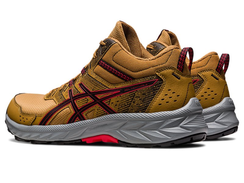 Asics Gel-ventuRE 9 MT メンズ ランニングシューズ ブラウン 赤 | JP9799-177