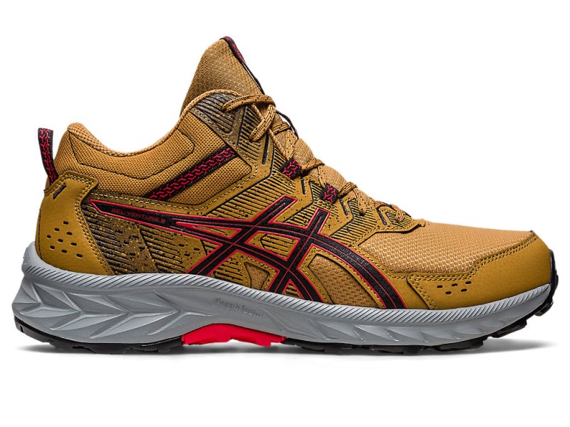 Asics Gel-ventuRE 9 MT メンズ ランニングシューズ ブラウン 赤 | JP9799-177