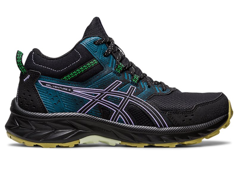 Asics Gel-ventuRE 9 MT レディース ランニングシューズ 黒 紫 | JP0797-740