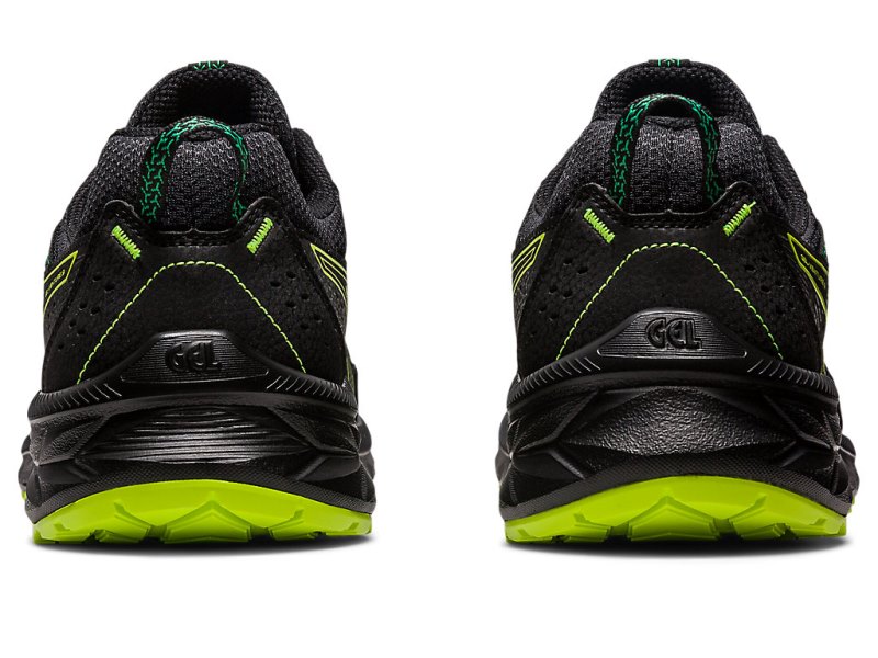 Asics Gel-ventuRE 9 メンズ トレイルランニングシューズ 黒 ライト緑 | JP0731-056