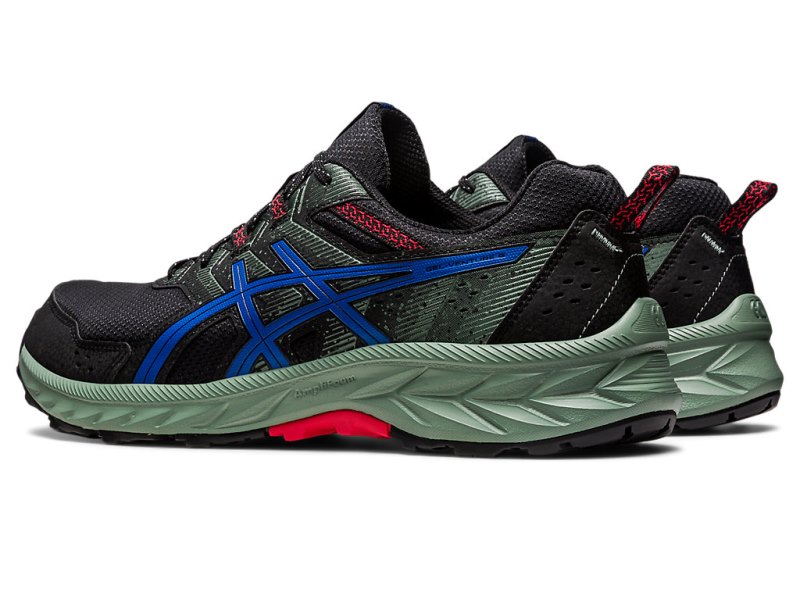 Asics Gel-ventuRE 9 メンズ ランニングシューズ 黒 青 | JP7832-274