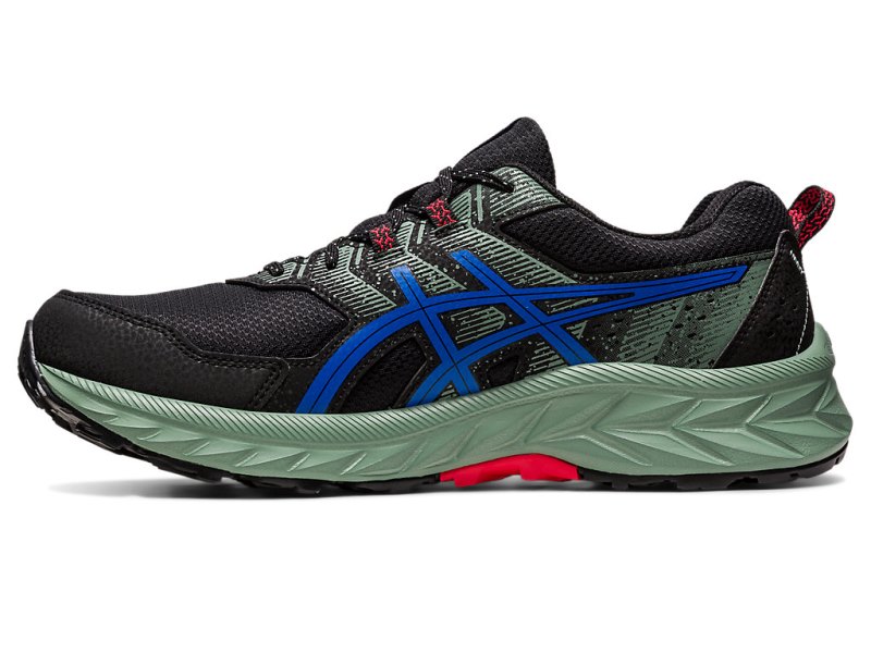 Asics Gel-ventuRE 9 メンズ ランニングシューズ 黒 青 | JP7832-274