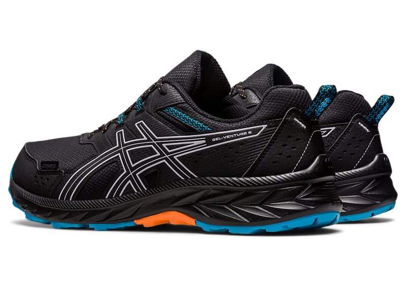 Asics Gel-ventuRE 9 防水 メンズ ランニングシューズ 黒 紫 | JP1311-874