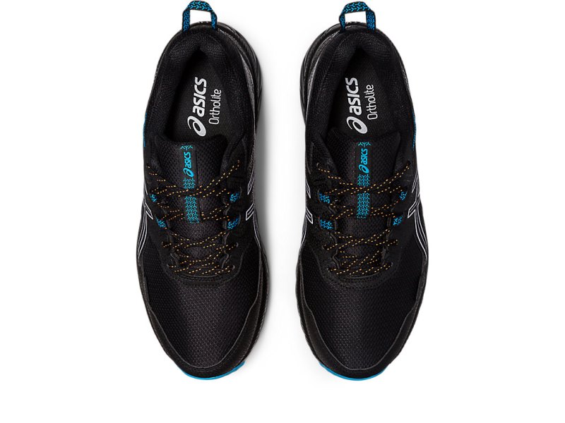 Asics Gel-ventuRE 9 防水 メンズ ランニングシューズ 黒 紫 | JP1311-874