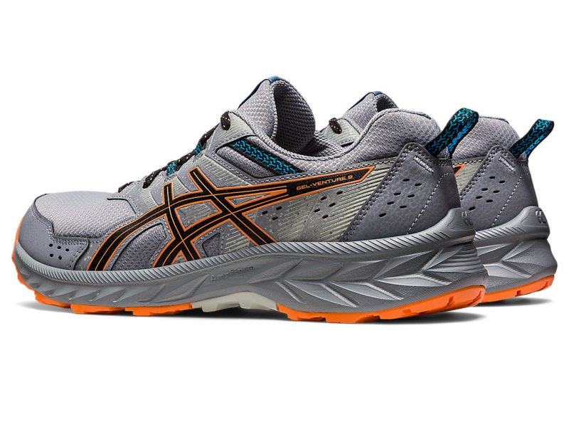 Asics Gel-ventuRE メンズ トレイルランニングシューズ グレー オレンジ | JP2862-945
