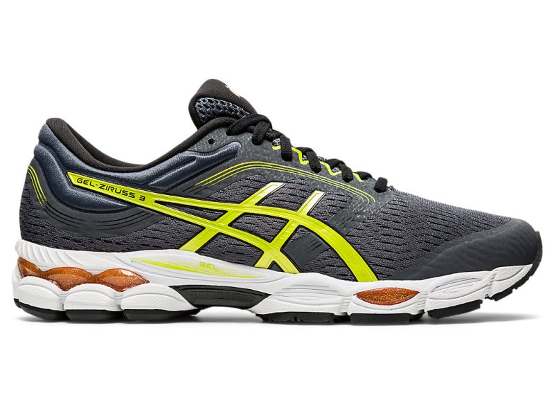 Asics Gel-ziruss 3 MX メンズ ランニングシューズ グレー ライト緑 | JP4754-184