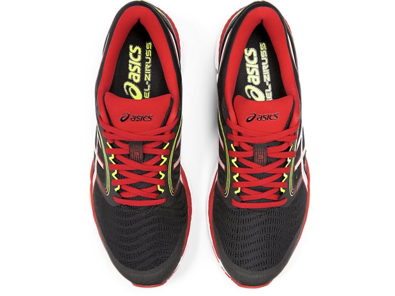 Asics Gel-ziruss 3 メンズ ランニングシューズ 黒 赤 | JP9495-303