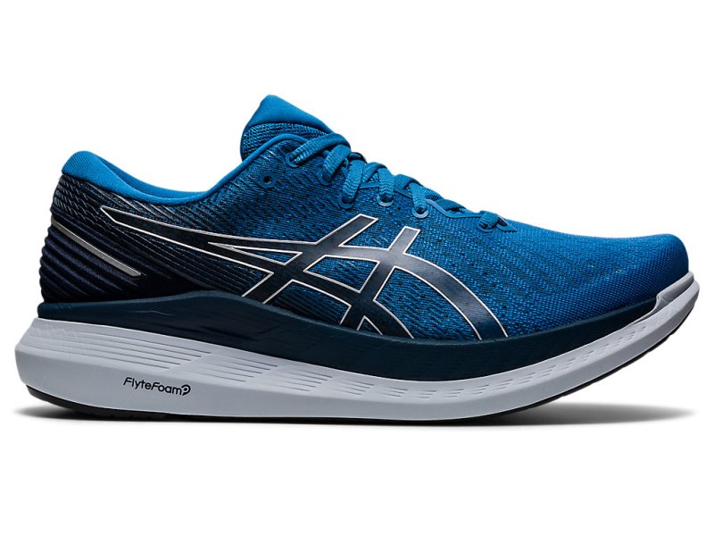 Asics Glideride 2 メンズ ランニングシューズ 青 黒 | JP5208-114
