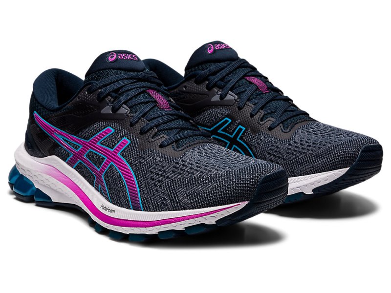 Asics Gt-1000 10 (D) レディース ランニングシューズ 青 紫 | JP3639-539