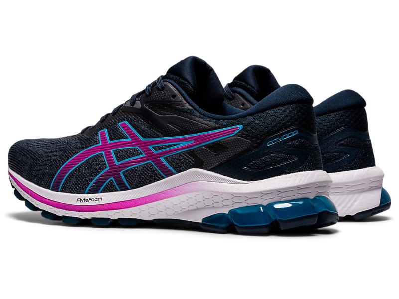 Asics Gt-1000 10 (D) レディース ランニングシューズ 青 紫 | JP3639-539