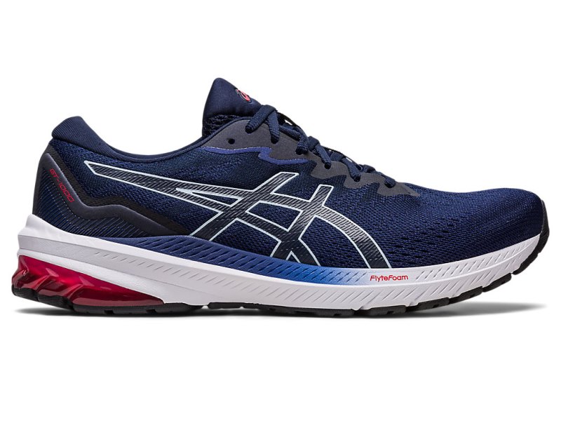 Asics Gt-1000 11 (4E) メンズ ランニングシューズ インディゴブルー 青 黒 | JP4761-014
